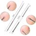 U-K Newest Dual Heads Acne Needle Blackhead Blemish Squeeze Pimple Extractor Remover Spot Cleaner Beauty Skin Care Tool 4pcs/set - Buy Online on GoSupps.com