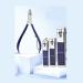 Nail Clippers Set Built-in Nail File Beauty Manicure Portable Man and Woman Stainless Steel Nail Clippers 12-Piece Set Blue - Buy Online on GoSupps.com