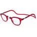 Contacta Lock Reading Glasses for Men & Women - Red +2.50 Diopters Magnetic Rigid Collar & Adjustable Sticks - Includes Glasses Holder - Lightweight 33g - Buy Online on GoSupps.com