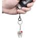 AMIUHOUN 200 Pieces Tooth Shape Keychain Keyring - Perfect Sweet Dental Gift for All Occasions | International Shipping Available - Buy Online on GoSupps.com