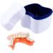 Faruta Prosthesis Suitcase for Dentures | Travel Cleaning Storage Cup & Sieve | 2-Piece Blue Set - Buy Online on GoSupps.com