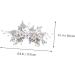 Ipetboom 1pc Bridal Headwear Metal Hair Clips for Women Hair Jewels for Women Flower Hair Comb Headdress Chinese Hair Pin White Decor Brides Hair Miss Hair Accessories Crystal Pearl Flowers - Buy Online on GoSupps.com