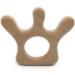 Wendysun 3pcs Cartoon Wood Teether - Natural Animal Crown Shape Baby Teething Toy - Buy Online on GoSupps.com