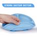 Vicloon Silicone Suction Baby Plates - Non-Slip Self Feeding Divided Plate Set for Toddlers | 2Pcs | Fits Most Highchairs Trays | Grey Blue/Green - Buy Online on GoSupps.com