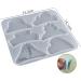 Srutueo Silicone Resin Mould 2 Pieces Small Hair Clip Epoxy Mould with 6 Pieces Metal Hair Clips DIY Jewelry Ladies Thin Hair - Buy Online on GoSupps.com