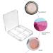 OSALADI Eyeshadow Pallets 10Pcs Empty Eyeshadow Palette Plastic Clear Makeup Palette 4 Grids Refillable Cosmetic Containers Lipstick Palette for Women Lipstick Organizer Clear Container - Buy Online on GoSupps.com