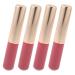 4pcs Lip Brush Silicone Lipstick Shadow Brush Lip Brush Concealer Brush Wand Lip Balm Applicator Makeup Brush Pink Miss Lipstick Brush