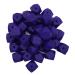 50pcs Navy Blue Color 14mm Silicone Hexagon Pearl Beads Silicone Geometry Spacer Beads for DIY Beading Mom Jewelry Necklace Making