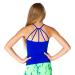 Malibu Sugar Girls (7-10) Cage Back Cami One Size Cobalt