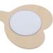 Buy Baosity Children's Birthday Princess Mirror Set - DIY Heart-Shaped Wooden Hand Mirrors for Party Decoration | 10 Pieces - Buy Online on GoSupps.com