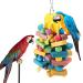 Parrot Toy Bird Toy Hanging Wooden Toy Parrot Swing Suitable for Parrots and Birds