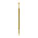 Stainless Steel Cuticle Pusher Double Ended Nails Pusher Cuticle Cleaner Practical Cuticle Remover For Manicures Gold
