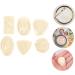 BESTonZON 24 Pcs Simulation Chocolate Artificial Candy Model Desktop Toys Fake Chocolate Toys Cookies Bulk Interesting Simulation Cookie Small Fake for White Pvc Dessert Child Fake Food 3.9X2.8X1.8CMx4pcs 1 - Buy Online on GoSupps.com