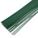 200 Pcs 16 Inch 22 Gauge Dark Green Floral Stem Wire Flower Making Accessory Perfect for DIY Bouquet Stem Wrapping and Crafts