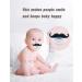 Cute Kissable Mustache Pacifier for Babies - Pack of 2 Black | BPA-Free Orthodontic Design - 0-6 Months - Buy Online on GoSupps.com