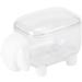 Buy Cute Cartoon Cotton Swab Box Organizer - White Sheep Makeup Storage for International Shipping - Buy Online on GoSupps.com