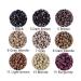 500pcs Silicone Lined Micro Links Rings Beads for Hair Feather Extensions - Black - Buy Online on GoSupps.com