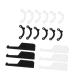 Hemobllo Ensemble de 18 Inserts de Remodelage de Nez Invisibles S/m/l Noir et Blanc Outil de Levage Nasal Discret Correcteur de Pont de Nez Confortable et Portable Accessoire Beaut