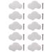 Povxlum 10pcs Cartoon Cloud Furniture Handles Kids Knobs Handles Drawer Pull Door for Bedroom Kitchen