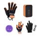 Rehabilitation Robot Gloves Finger Rehabilitation Training Robot Gloves Hemiplegia Finger Rehabilitation Trainer Robot Gloves Finger Straightening Brace Guard Protector (Left Hand-M)