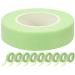 Beaupretty 10 Rolls Eyelash Extension Tape Adhesive Fabric Lash Tape Breathable Micropore Lash Tape Under Eye Non-Woven Tape for Makeup Eyelash Extension Supply