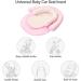 AIPINQI 2-in-1 Baby Head Support for Car Seats - Soft Infant Car Seat Cushion for Strollers & Swings in Pink - Buy Online on GoSupps.com