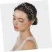 HAPINARY Crystal Double Hair Comb Rhinestones for Hair Wedding Hair Accessories Pearl Hair Comb Hair Bling Bridesmaid Hair Accessories Wedding Accessories Headgear Classic Alloy - Buy Online on GoSupps.com