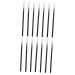 FOMIYES 100 Pcs Eyebrow Liner Brushes Liner Brush for Eyes Eyebrow Liner Small Eyeliner Brush 10x0.3cmx2pcs Blackx2pcs