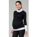 Happy Mama Maternity Nursing Jumper Sweatshirt 348 Black & White - Size 8-10 | Women's Boutique - Buy Online on GoSupps.com