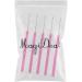 MagiDeal 5 Hair Extension Hook Needles Set Microring & Crochet Hooks for Real Hair Strands - Rose Red - Buy Online on GoSupps.com