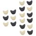 NOLITOY 18 Pairs Toe Infilled Pad High Heel Shoe Pad Womens High Heels Clavicle Brackets High Heels Boots for Women Heel Toe Tip Padding Hat Black Front Feet Big Shoes Knitted Cloth Adjust