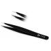 ZOUK Professional Eyebrow Tweezers for Men & Women (Black) - Buy Online on GoSupps.com