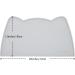Buy Ohmo Bowl Pad for Small Dogs & Cats - Non-Slip Silicone Feed Mat Waterproof 52x30cm - Perfect Cat Bowl Base in Ash - Buy Online on GoSupps.com