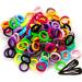 Elastic Hair Ties for Girls – 120PCS Seamless Premium Cotton Hair Baby Ponytail Holders Soft Elastic Bands for Hair, 1 Inch Baby Hair Bands for Toddlers Kids Girls Hair Accessories – 10 Colors Colorful (10 colors)
