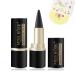 Matte Quick-dry Eyeliner Pencil Black Cream Solid Eyeliner Pen Long Lasting Waterproof Smudge-Proof Makeup Eyeliner with Makeup Mirror (1 Set)