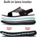 Buy Bunion Splints Men's Sandals - Stylish Leather Non-Slip Flip Flops for Hallux Valgus & Plantar Fasciitis | Summer Orthopedic Slippers - Size 8.5 Brown - Buy Online on GoSupps.com