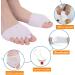 Five Toe Bunion Pads - Liquid Separators with Guards, Spacers & Correctors for Hallux Valgus - 1 Pair/Set - Buy Online on GoSupps.com
