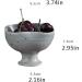 Fruit Bowl Salad Bowl Ceramic Bowl Set for Kitchen Prep Ceramic Bowls for Desserts Snacks Fruit Nuts or Dips Large Capacity Fruit Bowl for Kitchen Counter (Color : B) (B) - Buy Online on GoSupps.com