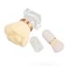 Small Powder Brush Transparent Handle Powder Brush Ergonomic Handle Capsule-shaped Brush Prevents Redness