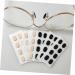 Healeeved 60 Leaf Sponge Nose Pads for Glasses | Self-Adhesive Anti-Nose Stickers | Soft Rubber Repair Set in 3 Colors | 1x0.8x0.15cm - Buy Online on GoSupps.com