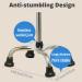 GHFTCCF Walking Crutches Elderly Walking Stick Multifunction Adjustable Walking Cane with 4-pronged Base Extra Stability Anti-Slip Crutch for Men & Women Lightweight Walking Aid Thicken 4-leg Crutch - Buy Online on GoSupps.com