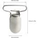 Buy Andux 25 PCs Pacifier Straps Clips - Durable Holder for Bibs & Toys | Silver YJK-03 (3.0 cm) - International Shipping Available - Buy Online on GoSupps.com