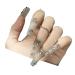 Temperament-Enhancing Nail Art Pile Drilling Hand-Wearing Pile Drilling Flash Drilling Pure Desire for Wind Explosion Nail Art.(X-Small)