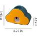 Toothpaste Squeezer Cartoon Toothpaste Holder Wall Mount No Hole Required Grey for Bathroom Orange-White - Buy Online on GoSupps.com