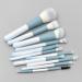 Buy 12-Piece Wooden Handle Makeup Brush Set | Professional Hair & Powder Brushes - International Shipping Available - Buy Online on GoSupps.com