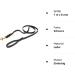CopcoPet Fat Leather Dog Leash - Black 1m x 8mm with Brass Snap Hook | Durable & Stylish International Shipping - Buy Online on GoSupps.com