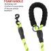 DDSCOLOUR Heavy Duty Dog Leash 5-6ft Long With Double Traffic Handle Reflective Perfect for Medium large dog leash strong Double Handle Lead Greater Control Safety Training (Green) 5ft Green - Buy Online on GoSupps.com