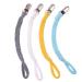 Buy EXQUILEG 4Pcs Pacifier Strap Clips - Cotton & Stainless Steel Pacifier Chains for Unisex Babies - International Shipping Available - Buy Online on GoSupps.com
