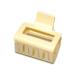 Small Jelly Square Hair Clip Beautiful Women's Hair Clip Headpiece Elegant Hair Accessory (Cream)