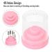 Fictory Nail Drill Stand - 48 Holes Plastic Organizer Holder for Nail Art - Pink Display Box for Drill Bits - Buy Online on GoSupps.com